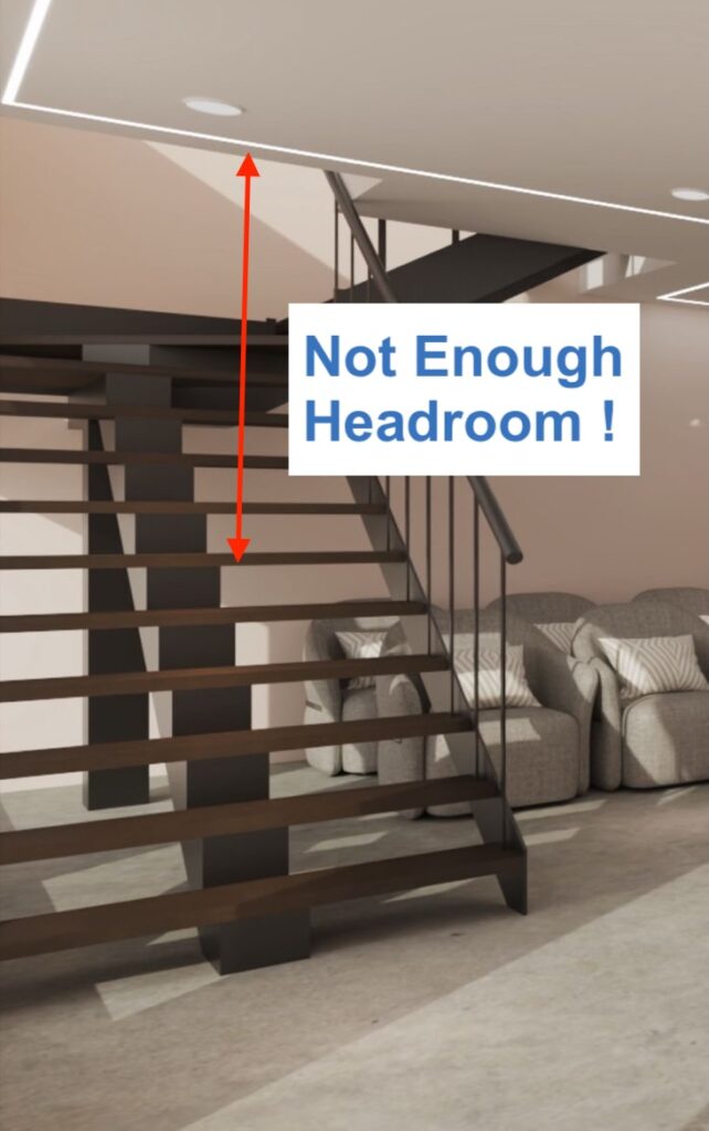 The Hidden Dangers of Tight-Space Staircases: What Homeowners Should Never Compromise On headroom issue